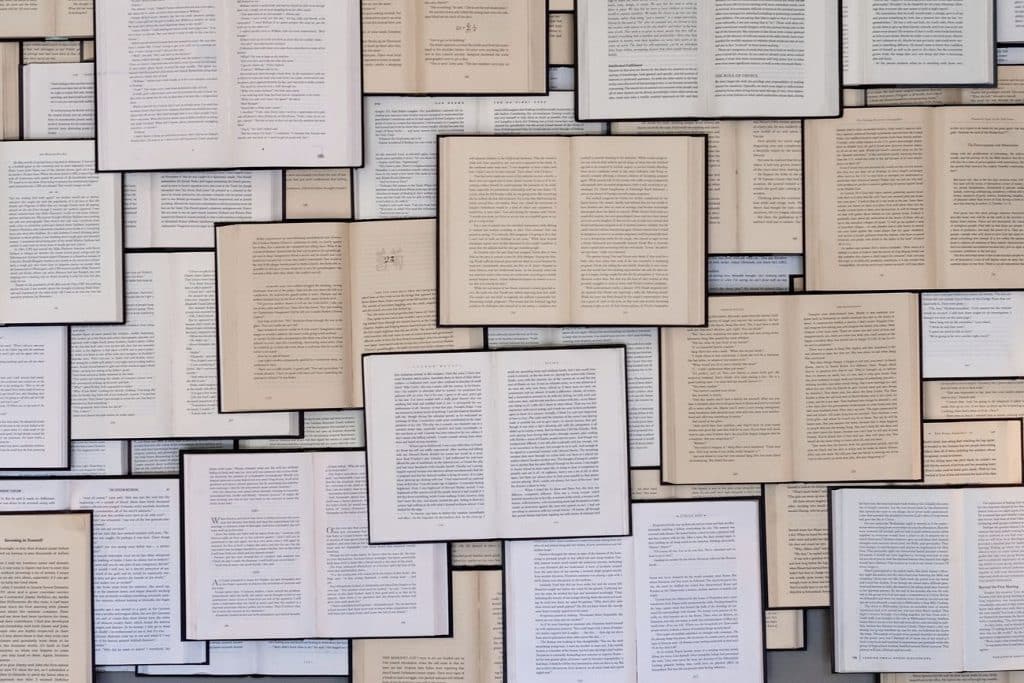 Free open books background image